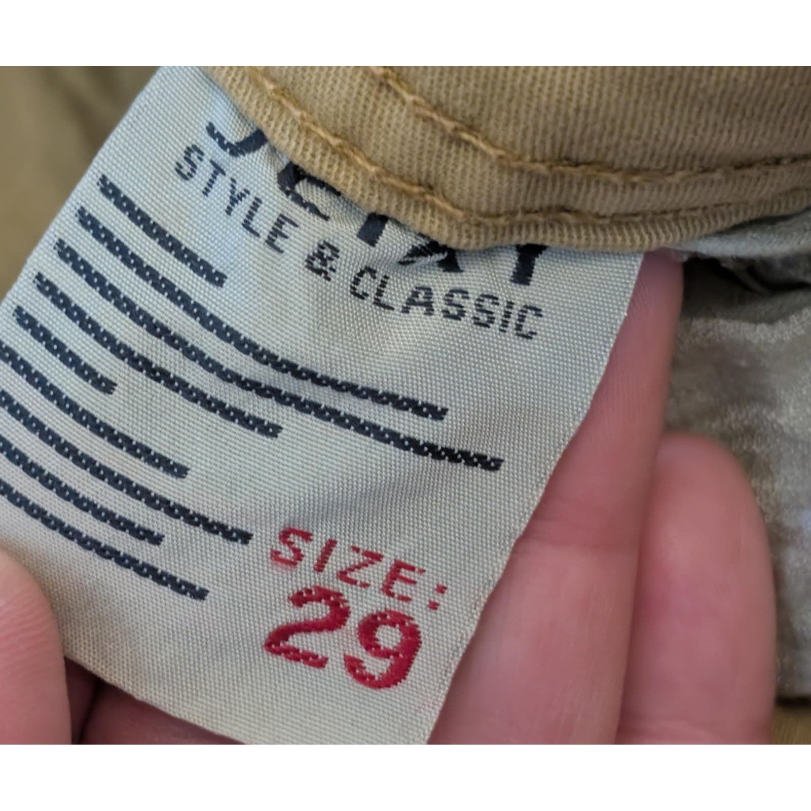 West Louis Tan Multi-Pocket Y2k Gorpcore Drawstring Cargo Shorts, Size 29 — image 4 of 5
